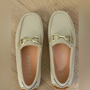 Rothy’s Double Bit Driver, Sesame, size 6.5